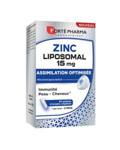 Forté Pharma Zinc Liposomal 60 gélules