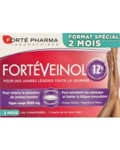 Forté Pharma Fortéveinol 12H 60 comprimés