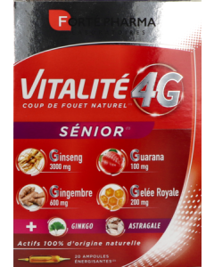 Forté Pharma Vitalité 4G Sénior 20 ampoules