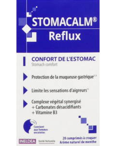 Ineldea Stomacalm Reflux Confort De l Estomac Comprime 20
