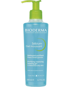 Bioderma Sébium Gel Moussant Nettoyant Purifiant 200ml