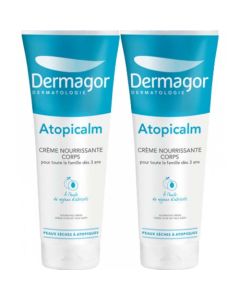 Dermagor Atopicalm Crème Nourrissante Corps 250ml X2