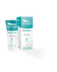 Dermagor Matiderm Gel Nettoyant Visage Purifiant 200ml