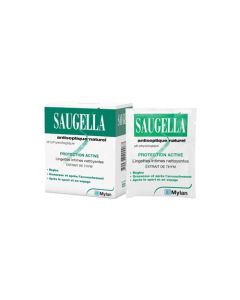 Saugella Antiseptique 10 Lingettes Individuelles