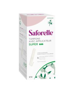 Saforelle Tampons Super avec Applicateur x14