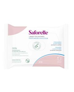 Saforelle Lingettes Intimes Sachet de 10 Lingettes Intimes Pocket