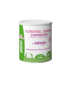 Florgynal Compact Super Boîte de 9 Tampons avec Applicateur