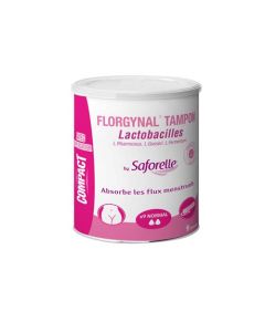 Florgynal Compact Normal Boîte de 9 Tampons avec Applicateur