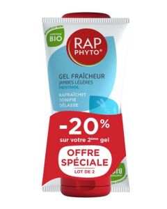 Rap Phyto Duo Gel Fraîcheur Jambes Légères Parfum Menthol 150 ml