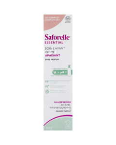 Saforelle Essential Kit Complet Soin Lavant Intime Apaisant à Reconstituer 6g x2