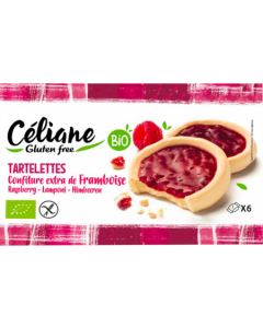 Céliane Tartelette à La Framboise Bio Sans Gluten 130g