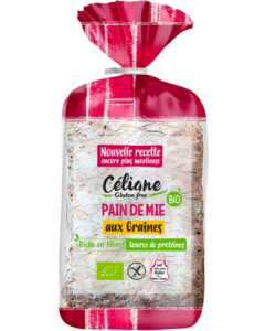 Céliane Mix Pain Aux Graines Bio Sans Gluten 500g