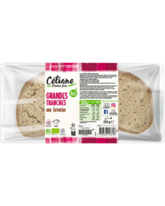 Céliane Pain Grande Tranche Au Levain Bio Sans Gluten 280g