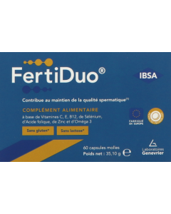Fertiduo Jour Nuit Préconceptionnel Pour Homme Capsules x60