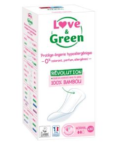 Love & Green Protège-Slips Hypoallergéniques Normal x 30