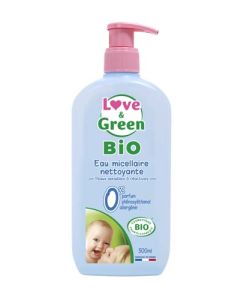Love & Green Bio Eau Nettoyante Sans Parfum 500 ml