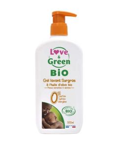 Love & Green Bio Gel Surgras Sans Parfum Sans Sulfate 500 ml 