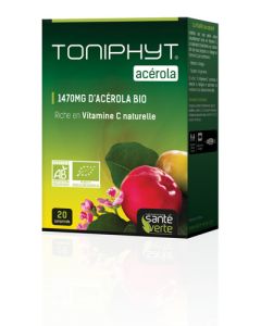 Santé Verte Toniphyt Acerola Bio 20 Comprimés