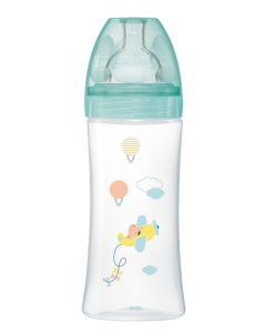 Dodie Biberon Sensation+ Anti-Colique 330ml AIR +6 mois tétine plate débit 3 330ml