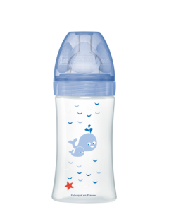 Dodie Biberon Sensation+ Anti-Colique 270ml MER 0-6 mois tétine plate débit 2 270ml