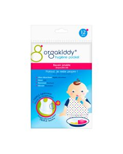 Orgakiddy Bavoir Jetable x12