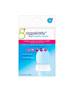 Orgakiddy Protège Cuvette de Toilettes Jetable Classique x10