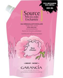 Garancia Source Micellaire Enchantée Eau Démaquillante Rose d'Antan Recharge 400ml