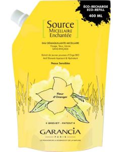 Garancia Source Micellaire Enchantée Eau Démaquillante Fleur d'Oranger Recharge 400ml