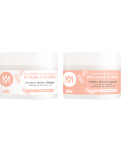 Même Cheveux Ongles Gelule 90 + Energie Vitalité Gelule 90