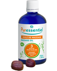 Puressentiel Huile De Massage Bio Aux 3 Huiles Végétale 100ml