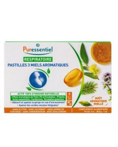 Puressentiel Pastilles Respiratoire aux 3 Miels Aromatiques 18 Pastilles 