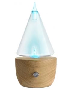 Puressentiel Diffuseur à Nébulisation en Bois Naturel I'Conic