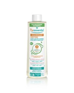 Puressentiel Eco Recharge Savon Surgras Assainissant aux 3 Huiles Essentielles Bio 500 ml
