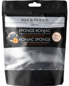 Innovatouch Cosmetic Eponge Konjac Charbon