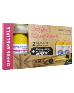 Bicare Gifrer Plus Coffret Blancheur Duo Poudre Mentholée + Brosse à dents Offerte