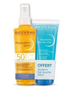 Bioderma Photoderm Max Spray Spf50+ 200ml + Gel Douche 100ml