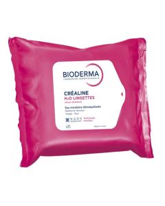 Bioderma Créaline H2O Lingettes x25