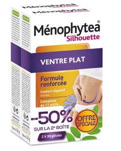 Nutreov Ménophytea Ventre Plat Lot 1+2ème à -50% 2x30 Gélules