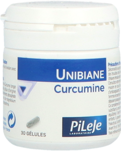 Pileje Unibiane Curcumine 30 gélules