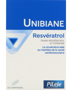 Pileje Unibiane Resvératrol 30 comprimés