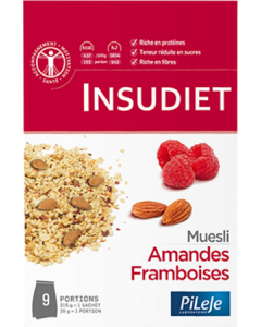 Pileje Insudiet Muesli Amandes Framboises Sachet 315g
