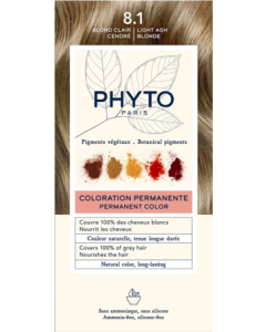 Phyto Color 8.1 Blond Clair Cendre Kit Coloration Permanente