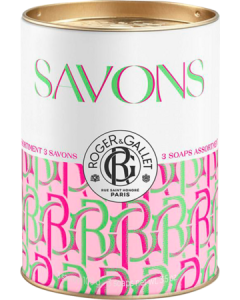 Roger & Gallet Coffret Savon Bienfaisant Rose + Feuille De Thé + Rose Thé 100g X3