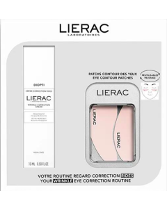 Lierac Diopti Coffret Diopti Rides Crème Comblante 15ml + Patch Contour des Yeux x2