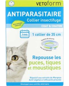 Vetoform Collier Antiparasitaire Chat et Chaton X 1