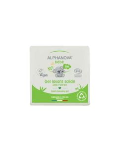 Alphanova Bébé Gel Lavant Solide Bio à L’Huile D’Olive 100g