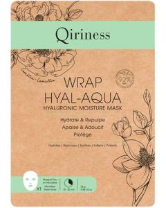 Qiriness Wrap Hyal-Aqua Masque Tissu Hydratant 25g
