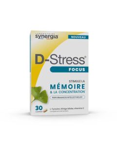 Synergia D-Stress Focus 30 comprimés