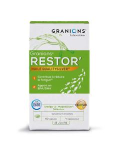 Granions Restor' Réduit La Fatigue 60 Capsules