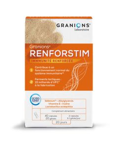 Granions Renfortism 40 Capsules + 20 Gélules 